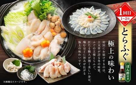 【2回定期便】【極】季節めぐり定期便2 ふぐ フグ 河豚 とらふぐ トラフグ てっさ てっちり うなぎ ウナギ 鰻 熊本県 上天草市