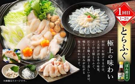【2回定期便】【極】季節めぐり定期便4 ふぐ フグ 河豚 とらふぐ トラフグ てっさ てっちり うなぎ ウナギ 鰻 熊本県 上天草市