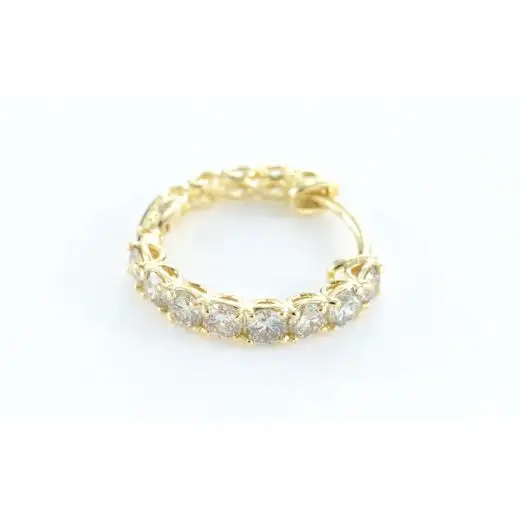 K18YG　ラボグロウンダイヤモンド　ピアス　0.50ct　LDP17784B　K18　DIA　PE