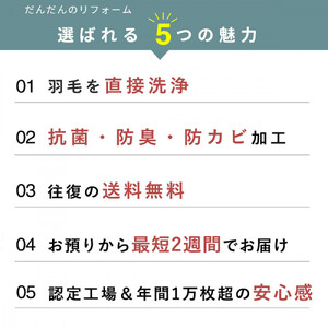 洗える 寝袋 【打ち直し】 使っていない布団を再利用 羽毛布団 肌掛け シングル 羽毛布団→寝袋1枚