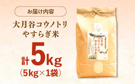 お米大月谷コウノトリやすらぎ米 5kg [AIDB135]