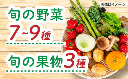 【全3回定期便】糸島産 肉 米 野菜 果物 厳選詰め合わせ MINORI BOX Lサイズ 糸島市 / emma.Inc / 米 肉 野菜 果物 詰め合わせ[AOP016]