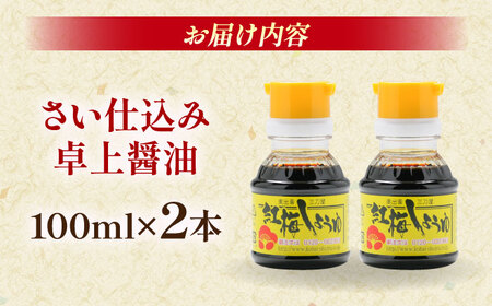 さい仕込み卓上醤油100ml×2本 [AICV037]