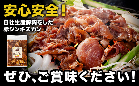 豚 ジンギスカン 500g 鈴木ビビッドファーム《30日以内に出荷予定(土日祝除く)》北海道 名寄市 豚肉 ジンギスカン 鍋 名寄 焼肉 バーベキュー お肉 肉 味付け タレ 冷凍 豚ジンギスカン