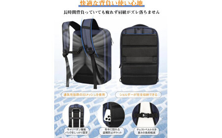 NEWTRIP2201　リュックサック　ネイビー　【11100-2034】