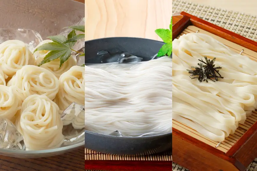 きしめん お得な3種詰め合わせセット 計1325g【 春夏限定 】 [なごやきしめん亭 愛知県 江南市 ko23btu220003]