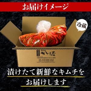 【 旨辛 】 ねぎキムチ 500g 冷蔵 手作り かわち屋