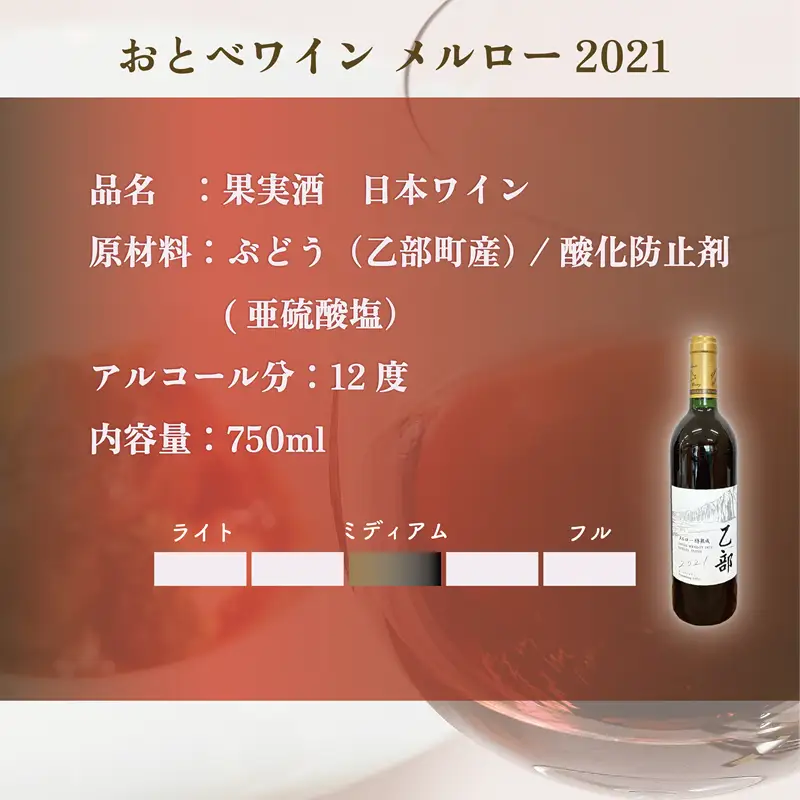 ＜おとべワイン メルロー・ヤマソービニヨン 750ml×各1本セット＞北海道 乙部町 道産 道南 道南ワイン おとべワイン ワイン 赤ワイン 限定 限定品 芳醇 香り