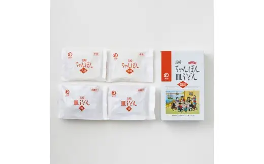 【6ヶ月定期便】 みろくや 長崎 ちゃんぽん 皿うどん （揚麺） 計4食 （各2食） 詰合せ 麺 スープ付き