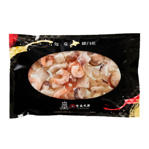  羅臼産 たこ イカをふんだんに使ったシーフードミックス えび 500g | タコ