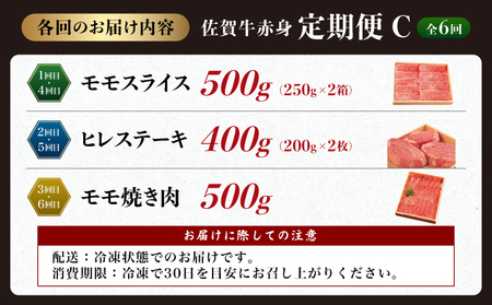佐賀牛人気の赤身定期便C