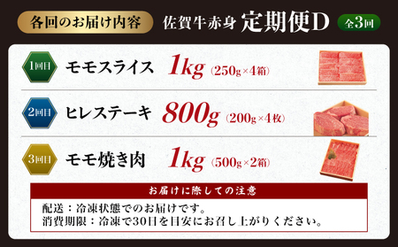 佐賀牛赤身定期便Ｄ
