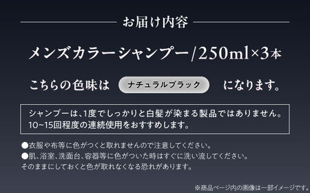 ダリヤ サロンドプロ メンズカラーシャンプー スカルプケア 3個セット【ナチュラルブラック】 / 稲沢市 / 日興商事株式会社 [BMBK008-02]