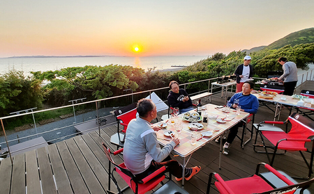Rivage Blue グランピング　平日1泊夕食BBQ付き ペア宿泊クーポン【ペット同伴OK】