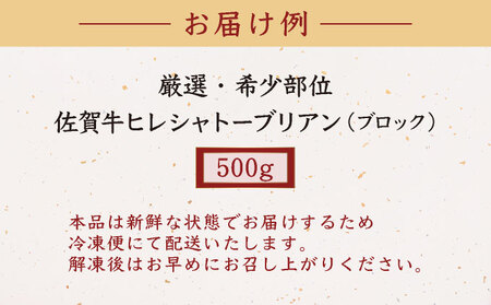 佐賀牛ヒレシャトーブリアンブロック 500g