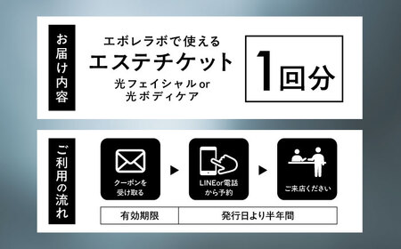 エボレラボ エステチケット 1回チケット 美容 全身 熊本県 菊陽町【エボレジャパン株式会社】[BHBC004]
