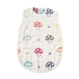 赤ちゃんの寝冷えを防ぐ ふくふくガーゼスリーパー（シャンピニオン）_【G0395】