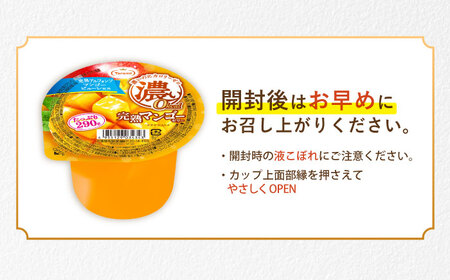 たらみ たっぷり290g　濃い0kcal 完熟マンゴーゼリー 36個セット / カロリーゼロ ゼリー ぜりー フルーツゼリー 果物 くだもの フルーツ ふるーつ 完熟 マンゴー / 諫早市 / 株式会社たらみ[AHBR054]