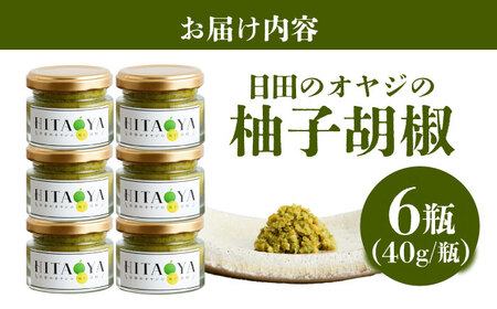 HITAOYA 日田のオヤジの柚子胡椒 (40g×6瓶) 柚子胡椒[ARGG004]