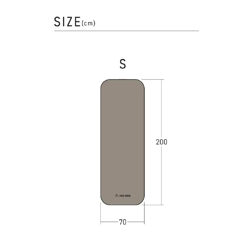【 RATEL WORKS（ラーテルワークス） 】R7.7 EASY INFLATE PRO(10cm) イージーインフレートプロ　シングルサイズ/ ポンプ付き0362SP