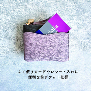 L字ファスナーミニ財布 CORONminiコロンミニ キャンディシリーズ 〈牛革〉〈丹波市〉 財布