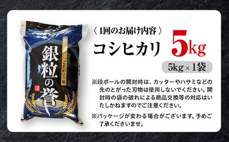 【全2回定期便】こしひかり 5kg 【令和7年産米】 [APDC003] コシヒカリ