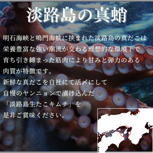 淡路島キムチ 名物 生たこキムチ 海鮮コンボT 120ｇ×2 キムチ 生たこ 生タコ タコ マダコ 生タコキムチ 海鮮 海鮮キムチ 漬物 おつまみ つまみ おかず ご飯のお供 ごはんのお供 冷凍 淡路島 洲本市