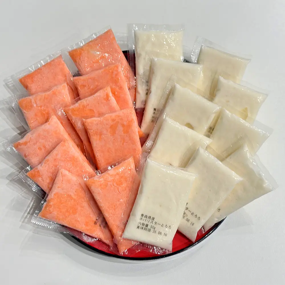 【寄附額見直し！】明太とろろ＋ネバリスター冷凍とろろパック（50g×各10個）　【02402-0479】