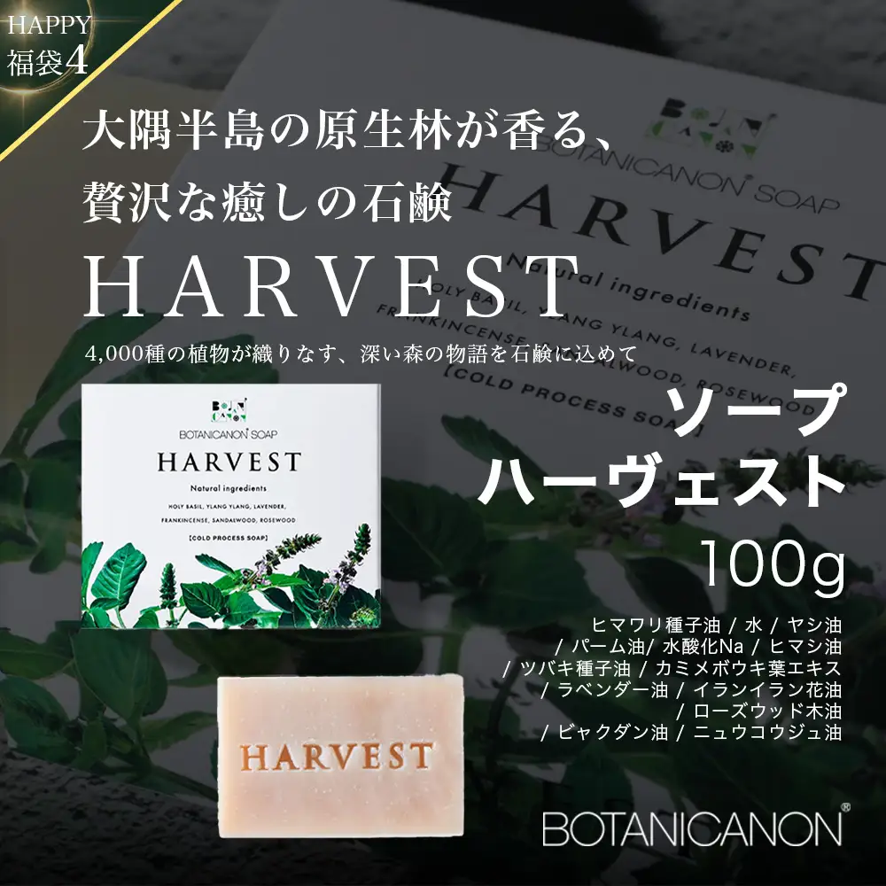 【HAPPY福袋】泡・ソープセット（４種）BF-13-FB｜ボディソープ スキンケア ソープ シャンプー トリートメント ヘアケア 福袋 セット プレゼント 贈り物 ギフト お中元 ボタニカノン BOTANICANON ケミカルフリー 鹿児島県 南大隅町 ボタニカルファクトリー