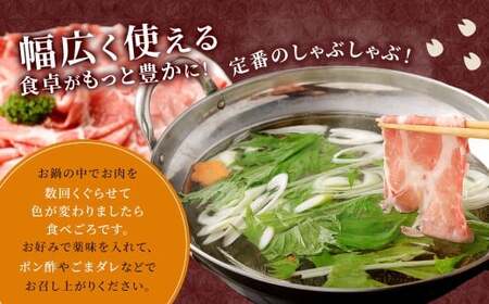 【3回定期便】鹿児島県産 黒豚 肩ロース しゃぶしゃぶ 合計2.4kg（800g×3回） 黒豚 豚肉 豚バラ 肉 お肉 CS-819