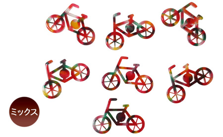自転車ピンズ | ピンバッジ 小物 ファッション アクセサリー 乗り物 ギフト レッド