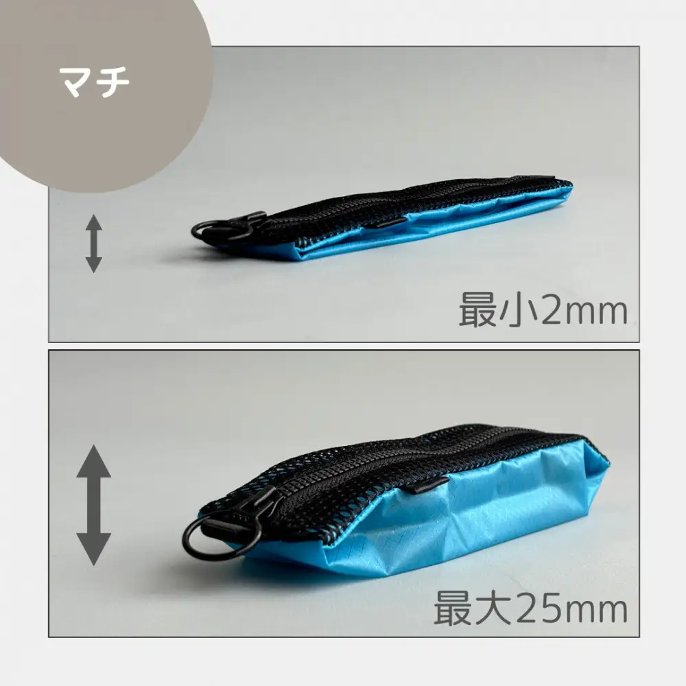 【水色】洗えて清潔！メッシュ×ナイロンのハブラシポーチ