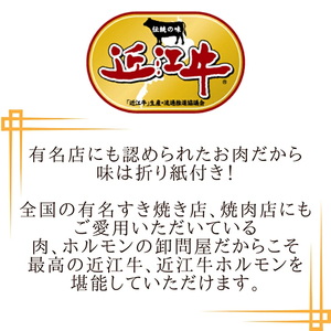 近江牛 味付け ホルモン 秘伝のタレ漬け 近江牛 ミノ 600g ( 300g × 2 ) 【FO76W】 近江牛 牛肉 焼肉 BBQ