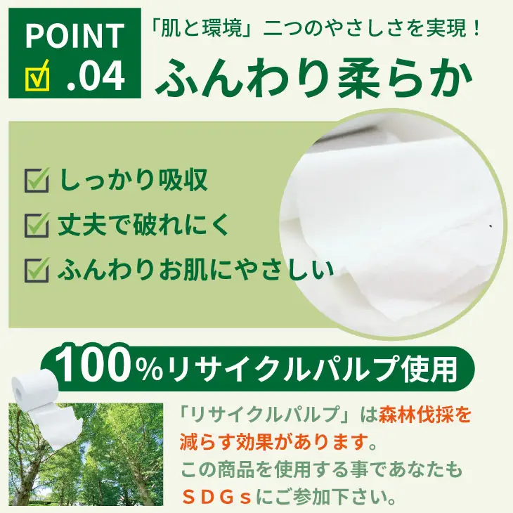 トイレットペーパー シングル ホワイト 100ｍ 2パック 計24個 トイレットロール 日用品 A065-017