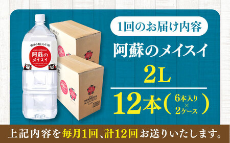 【全12回定期便】 阿蘇のメイスイ 2L 計12本(6本×2ケース) ドリンク BHDG030 ドリンク