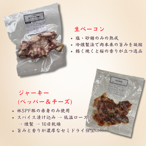 【チャーシュー専門店ミートポーク山水】すぐに食べれる！豚肉料理の詰合せ！全９種のバラエティーパック《千葉県産銘柄豚 林SPF使用》 ／ チャーシュー 叉焼 焼豚 煮豚 カレー キーマカレー 肉燥 肉味噌 生ベーコン ベーコン ジャーキー 豚肉 豚バラ 肩ロース 林SPF SPF豚