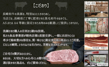 長崎和牛(A4等級以上) 焼肉6種食べ比べセット(計300g)
