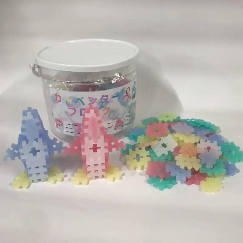 知育おもちゃ カーペンターブロック プチパ(全8色+プレート白2枚)