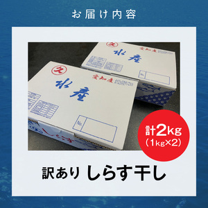 訳あり モリモリ2kg！バラエティ豊富な三河しらす～海の仲間たち～ 魚介類 しらす シラス 国産 海の幸 ご飯のお供 おつまみ しらす丼 グルメ やみつき 冷凍　H018-040