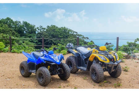 むなかた牛特選BBQコース＆バギー体験チケット　２名様【宗像大島リゾート】_HA1889