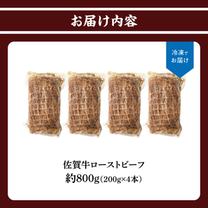 上場亭 佐賀牛ローストビーフ 800g【B220】