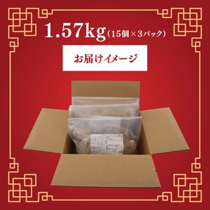 手包み ジャンボ スタミナ 餃子 45個 冷凍 【 餃子 】