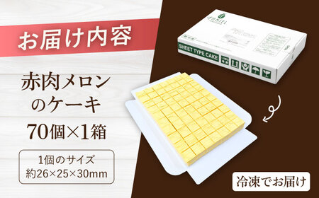 【訳あり】赤肉メロンのケーキ 【ファミール製菓株式会社】[AKCI025]