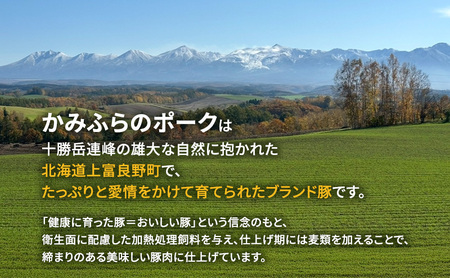 【2026年1月下旬から出荷】コリコリ食感がたまらない！北海道ブランド豚「かみふらのポーク」シロホルモン 2種セット 各1個 計2個 小分け・個包装 ( ホルモン 焼肉 食べ比べ 豚 豚肉 大腸 シロ )