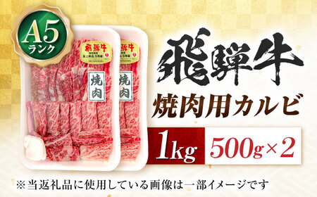 飛騨牛 A5等級 焼肉用 カルビ 1kg カルビ カルビ焼肉 カルビ肉 焼肉 焼き肉 やきにく 焼肉セット 焼肉用 最高級 a5 A5 牛 和牛 牛肉 お肉 高級 贈答ギフト 岐阜市 / 肉の松久[ANIP008]