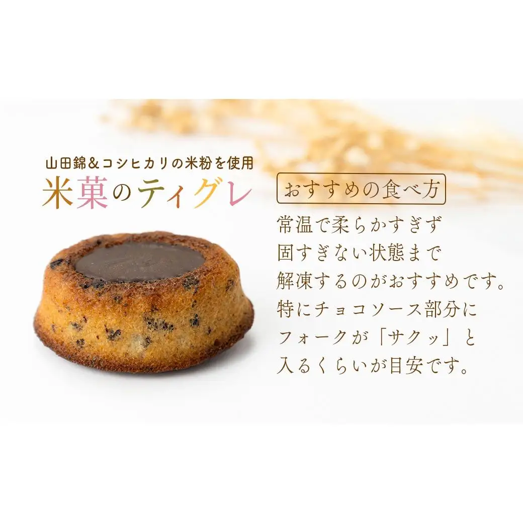 米粉のティグレ 5種5個 冷凍発送 グルテンフリー 米粉 米粉菓子 小麦不使用 フィナンシェ生地 しっとりなめらか 優しい甘さ [1325]