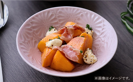 【波佐見焼】マリーゴールド　ボウルM ライトピンク 2枚セット　食器 皿【翔芳窯】[FE460]
