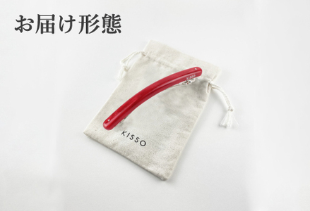 ＜KISSO＞Barrette べっ甲イエロー