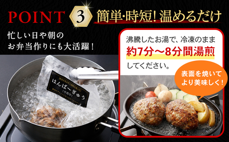 【菅乃屋×オオツカ コラボ】はんば～ぎゅう 計約780g（約130g×6個セット） ハンバーグ 馬肉 あか牛 赤身 ヘルシー 牛肉 お肉 個包装 冷凍 国産 熊本県 高森町
