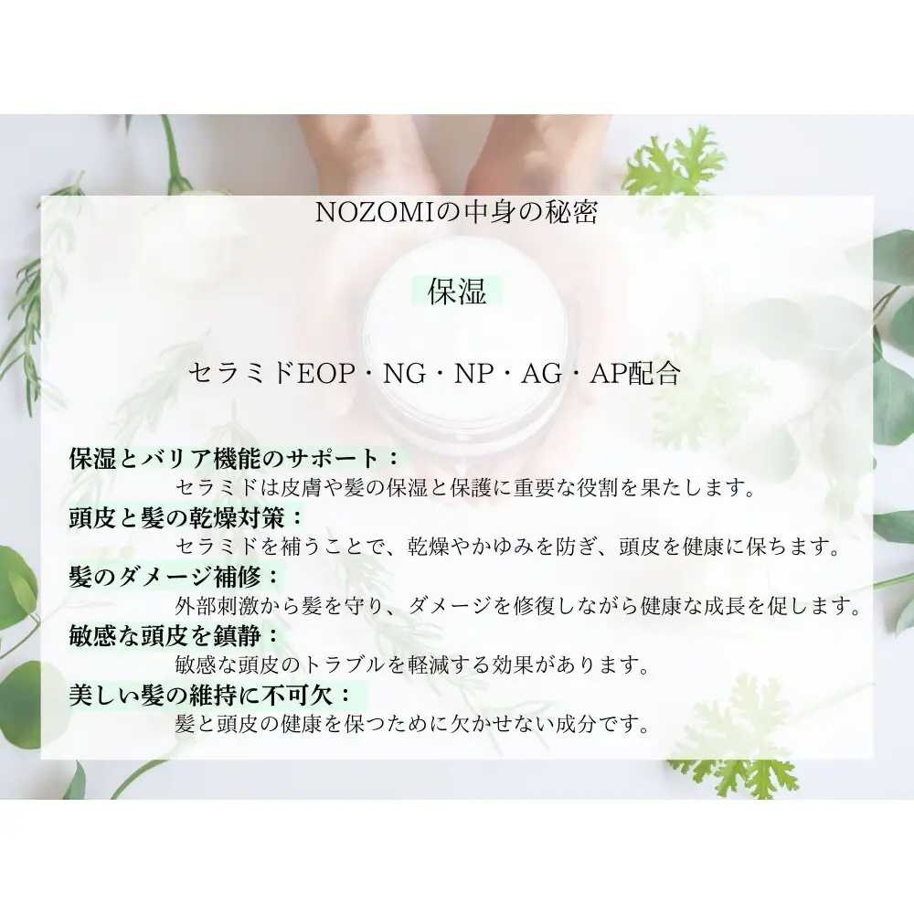 【福岡市内製造】NOZOMIボタニカルシャンプー 400ml（3本セット）